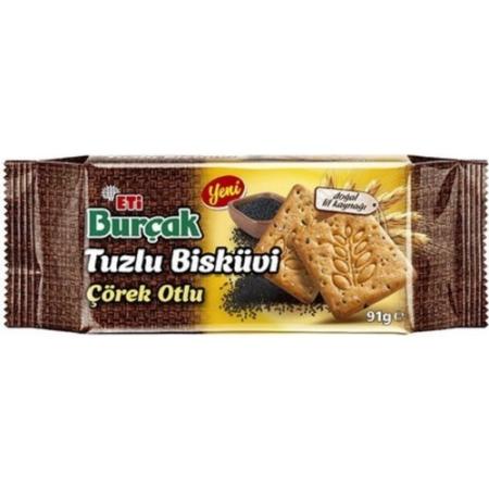 Eti 3 x 91 Gr Çörek Otlu Tuzlu Bisküvi