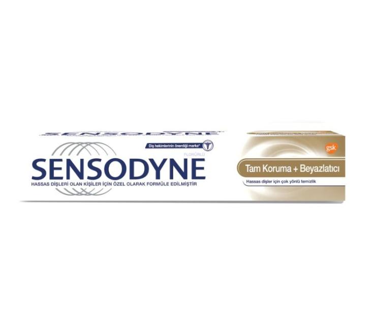 Sensodyne 50 Ml Tam Koruma Beyazlatıcı Diş Macunu