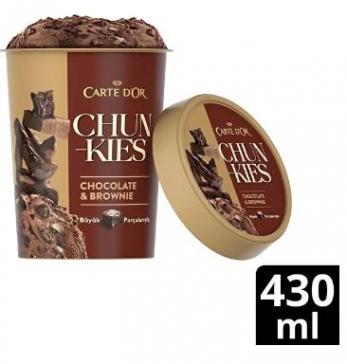 ALGIDA CHUNKIES 430ML CHOCOLATE&BROWNIE