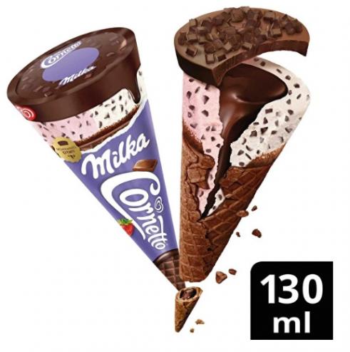 ALGIDA DISC CORNETTO MILKA