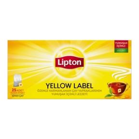 Lipton Yellow Label Tea Zarflı Süzen Poşet Siyah Çay 25 x 2 Gr