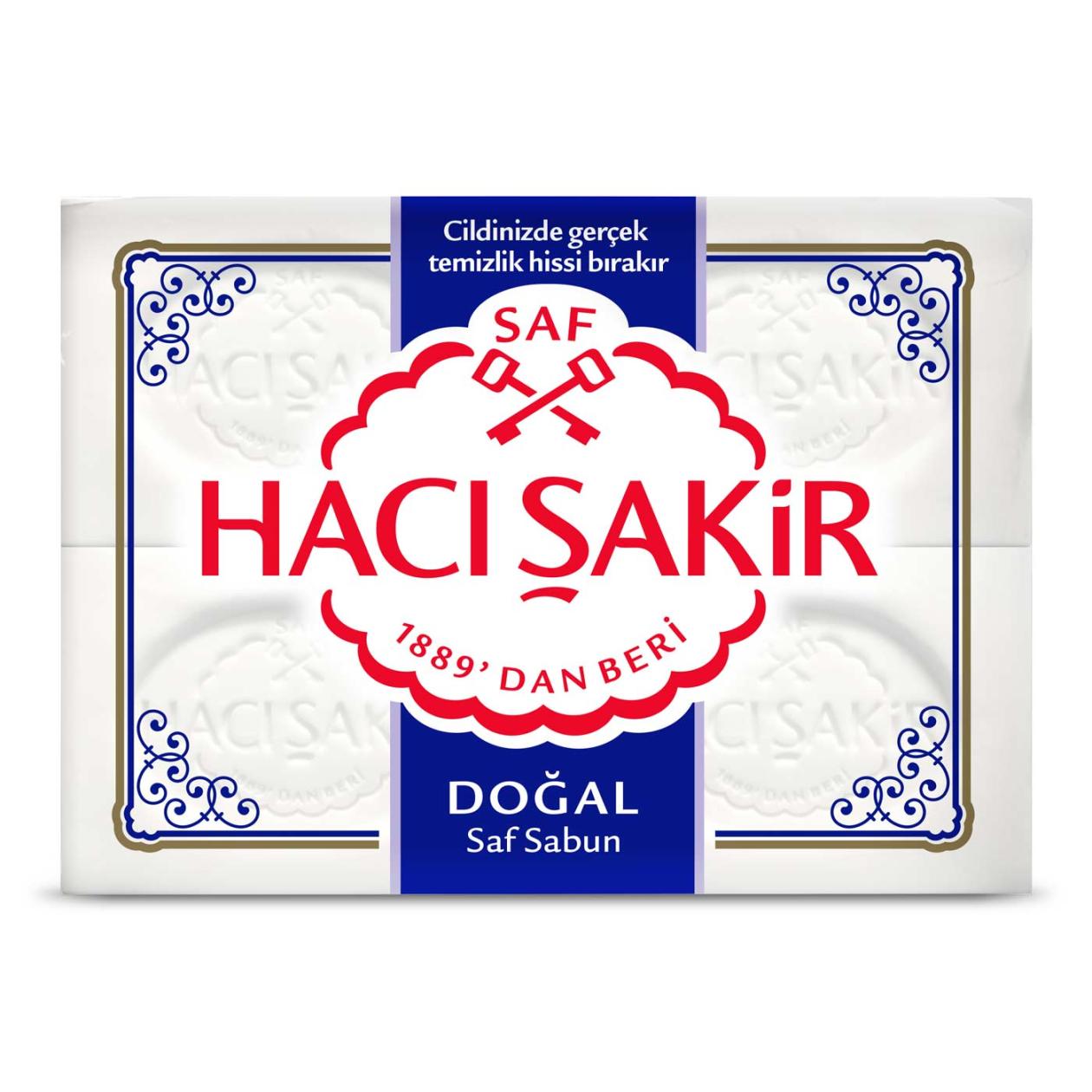 Hacı Şakir Kalıp Sabun 4 x 150 Gr Klasik