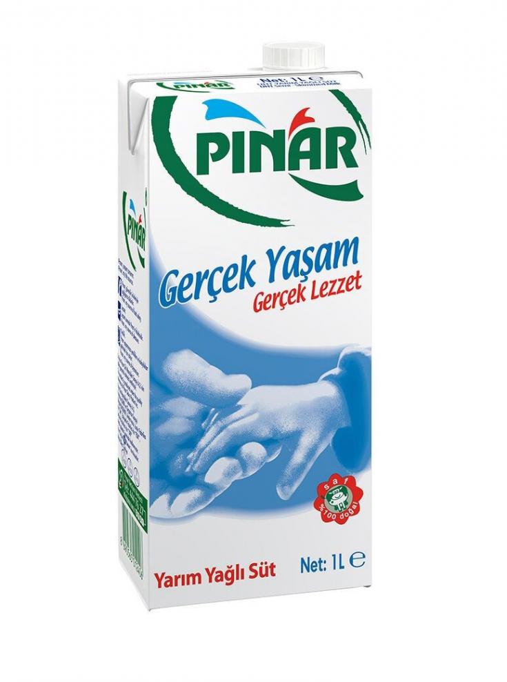 Pınar Süt 1/5 Yarım Yağlı 200 Ml