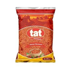 Tat Kırmızı Mercimek 2 Kg Yaprak