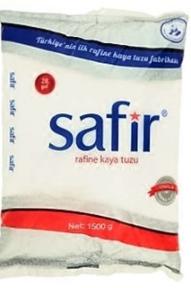 Safir İyotlu Sofra Tuzu 1500 Gr