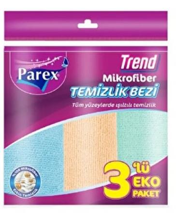 PAREX TREND MIKROFIBER TEMIZLIK BEZI 3LU