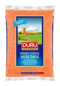 Duru Bakliyat Kırmızı Yaprak Mercimek 2,5 Kg