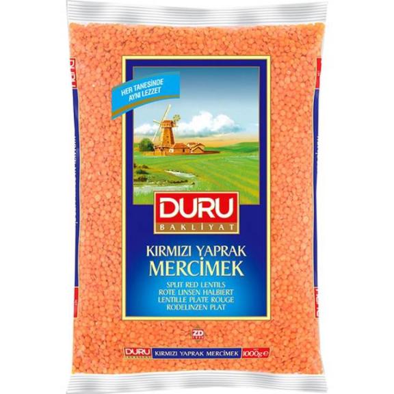 Duru Kırmızı Mercimek Yaprak 5 Kg