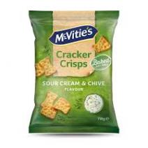 MCVITIES CRACKER SOUR CREAM CHIVE 110G