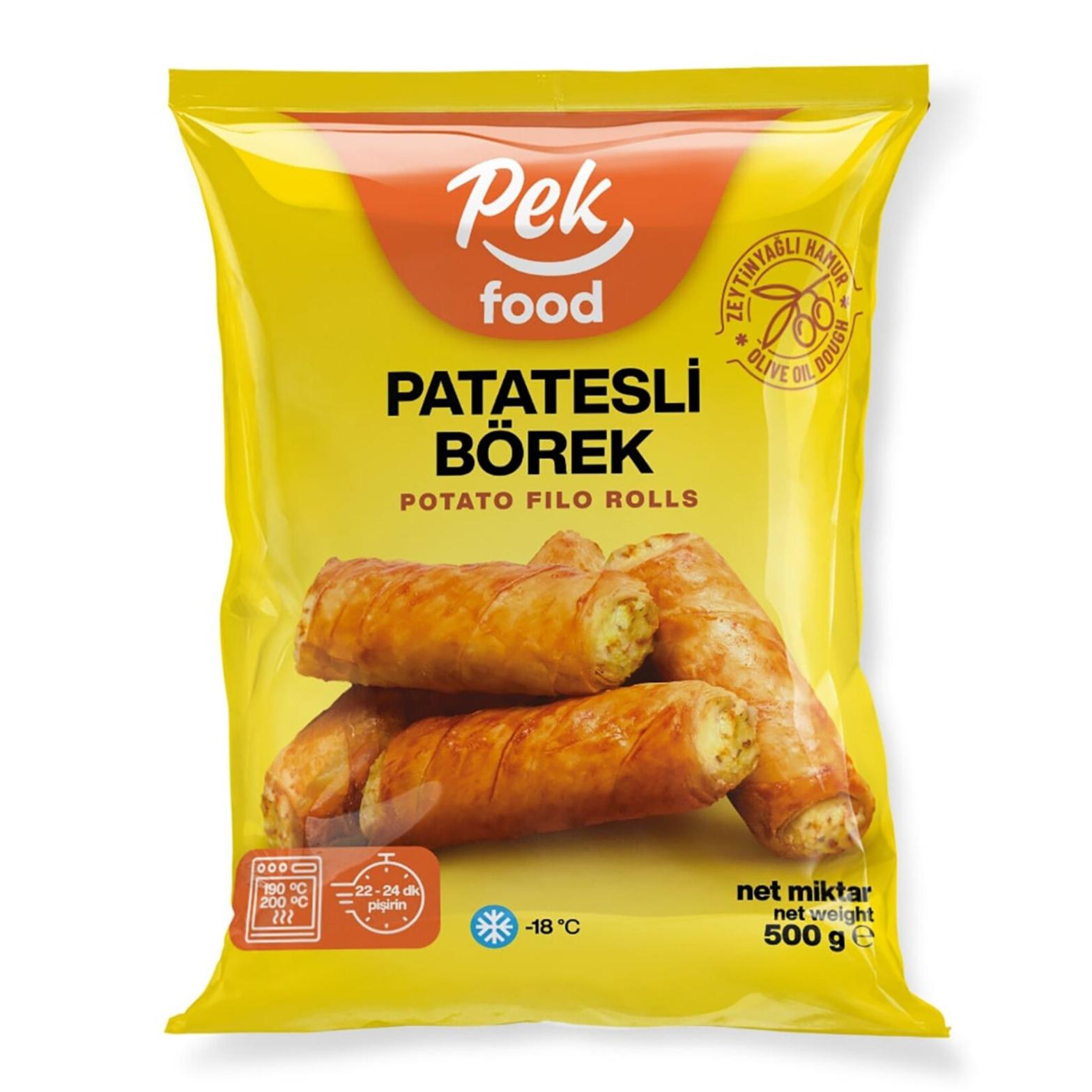 PEK FOOD BOREK 500G PATATESLI