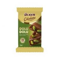 ULKER DOLU DOLU ANTEP FISTIK SUTLU CIKOLATA 77G