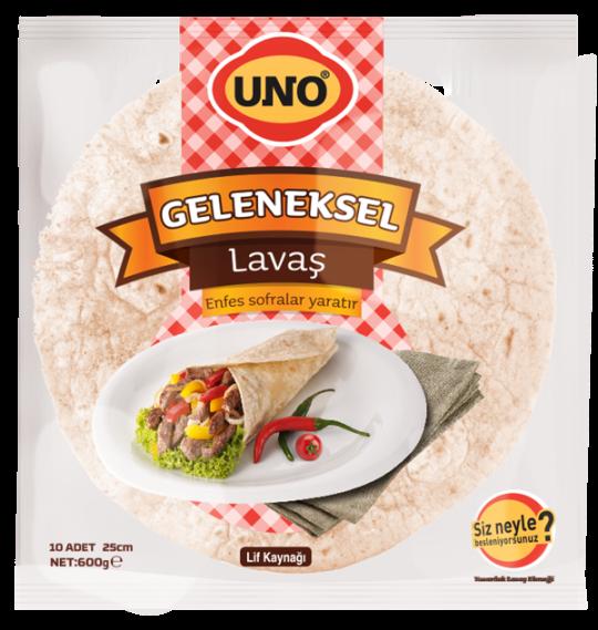 Uno Geleneksel Lavaş 8 Adet 520 Gr