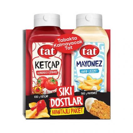 TAT SIKI DOSTLAR KETCAPArtıMAYONEZ 650Artı575G