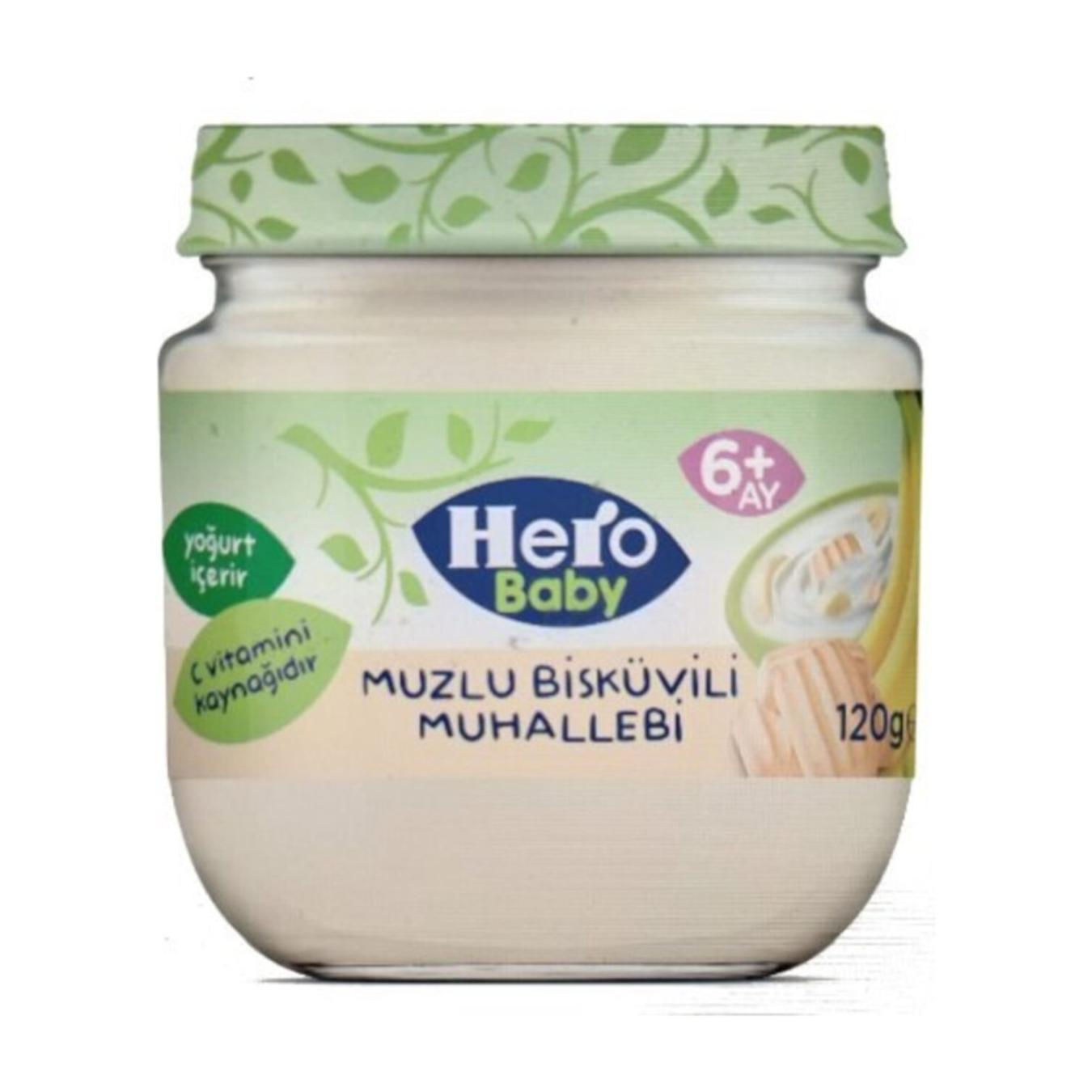Hero Baby 120 Gr Muzlu Bisküvilı Muhallebı