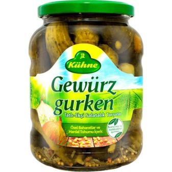 Kühne Gewürzgurken Alman Tipi Turşu 720 Ml