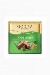 GODIVA KARE 60G FISTIKL&KARAMEL SUTLU CIKOLATA