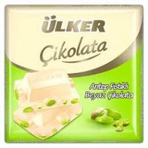ULKER KARE A.FISTIKLI BEYAZ CIKOLATA 65GR