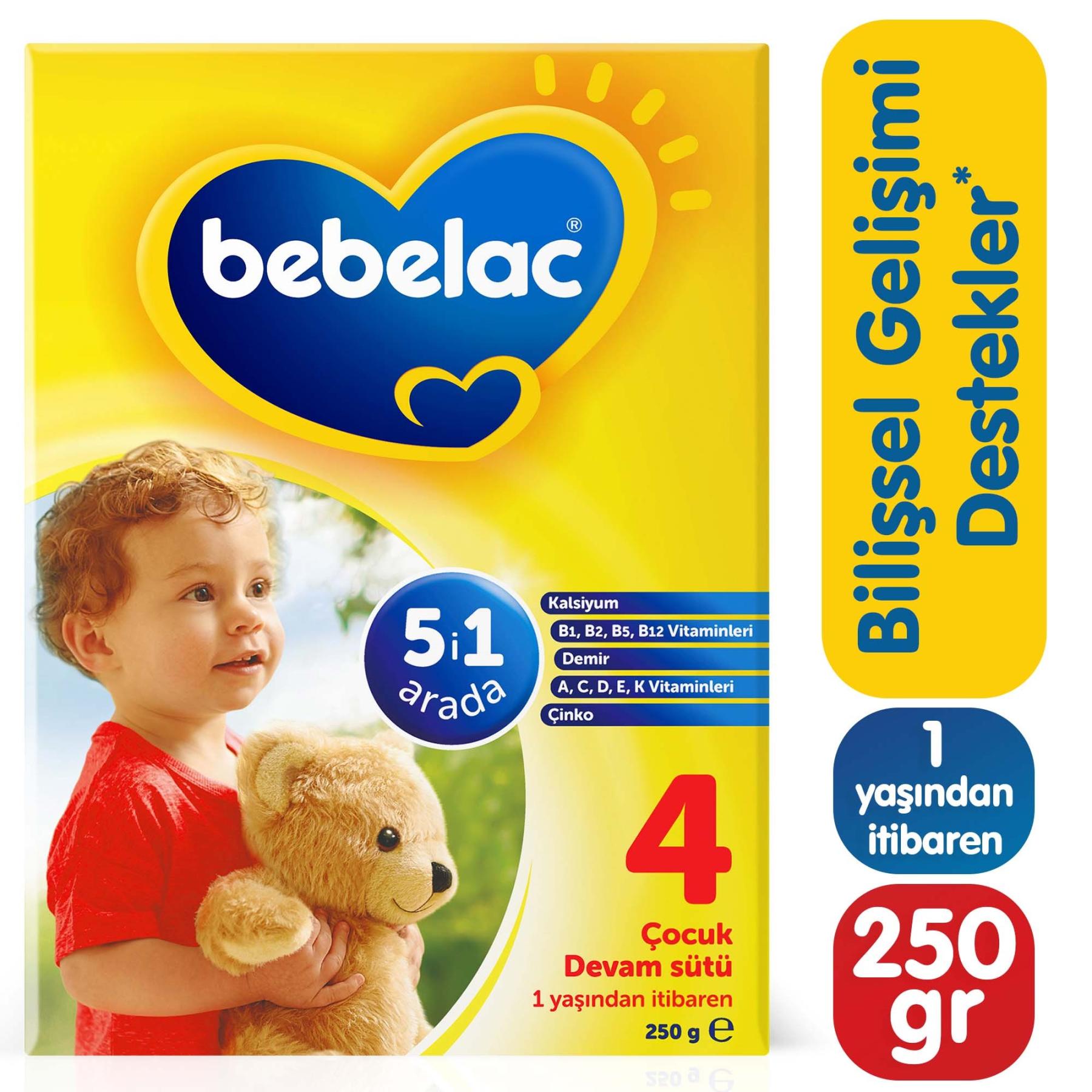 Bebelac 4 Çocuk Devam Sütü 250 Gr