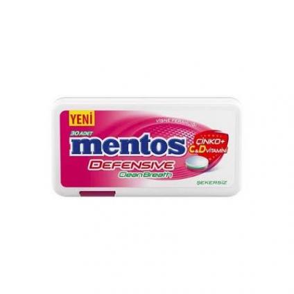 MENTOS CLEAN BREATH DEFENSIVE VISNE FERAHLIGI