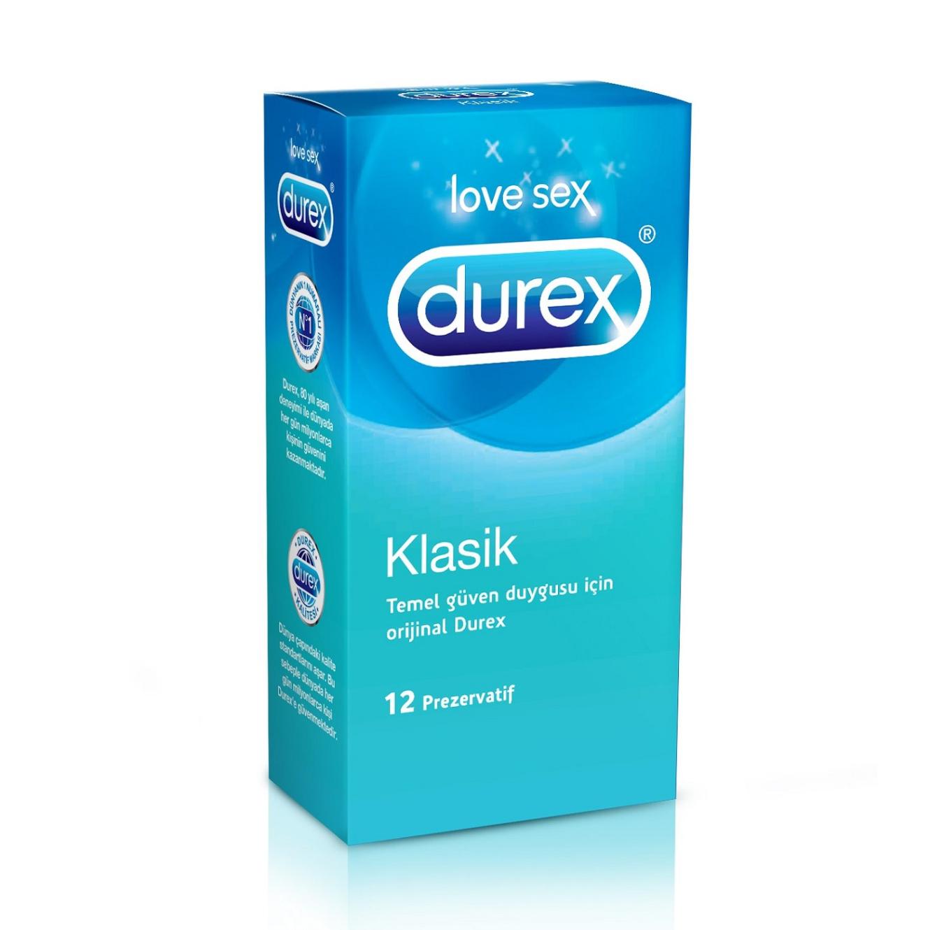 Durex Klasik Prezarvatif 12`li