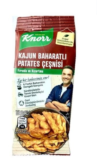 Knorr Kajun Baharatlı Patates Çeşnisi 60 Gr