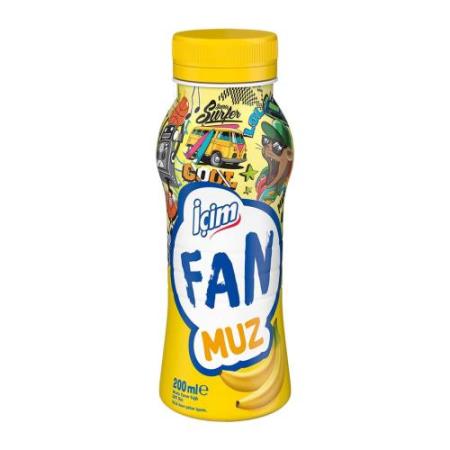 Ülker İçim İçimino Süt Fan Muz 200 Ml