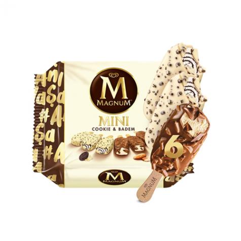 ALGIDA MAGNUM MINI 6 LI COOKIE&BADEM