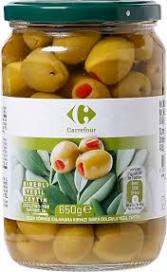 CARREFOUR YESIL BIBERLI ZEYTIN 650 GR