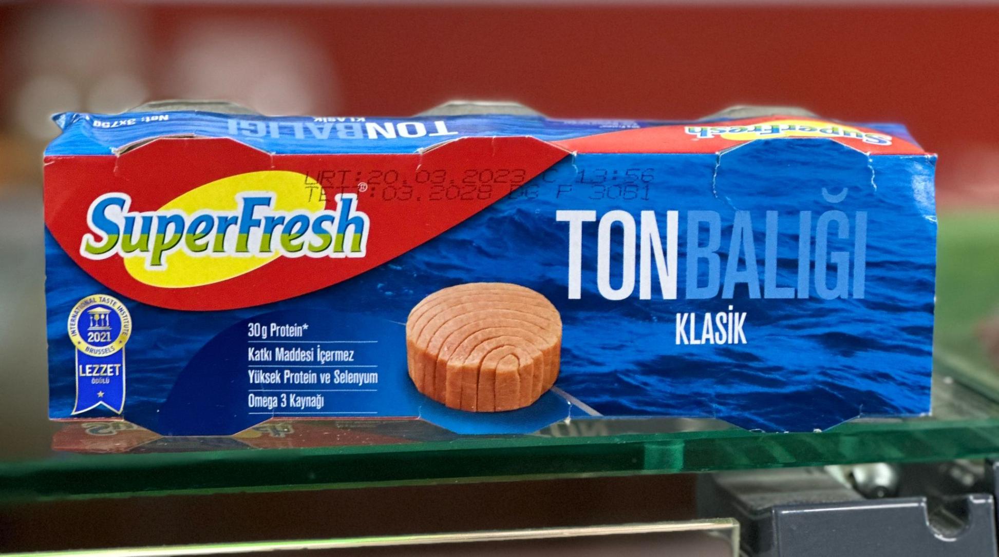 Superfresh Ton Balık Bütün Dilimli 3 x 75 Gr