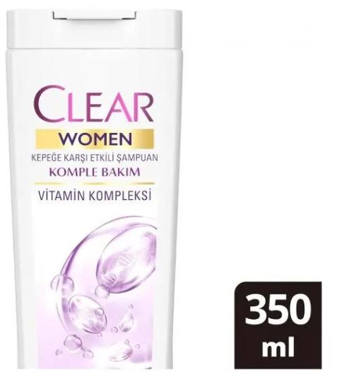 CLEAR WOMEN SAMP.350ML YUMUSAK PARLAK