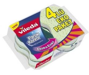 Vileda Sünger Viscose Parlak 4`lü