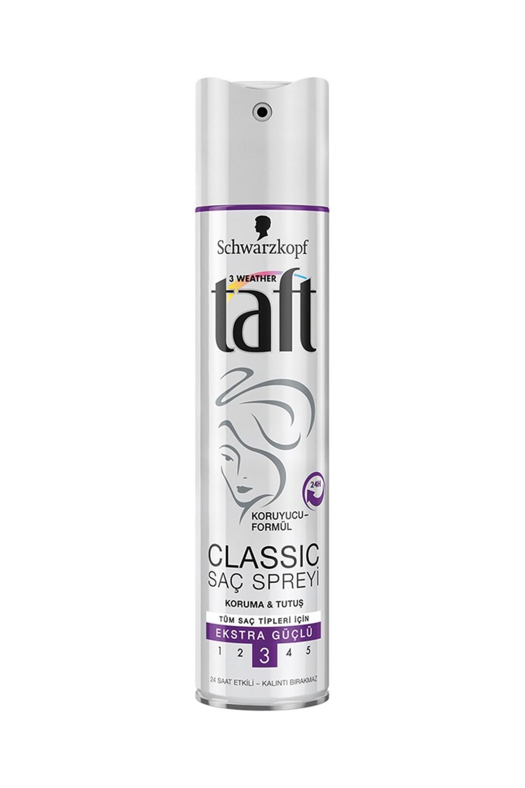 Taft Saç Sprey 250 Ml Classic