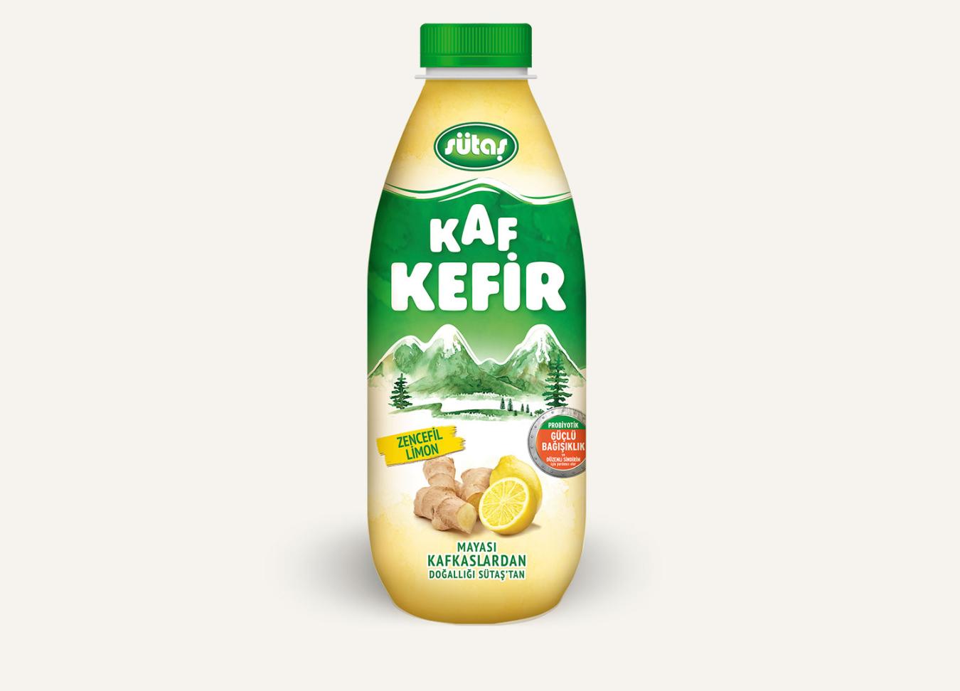 Sütaş Kefir 1 Lt Zencefil Limon