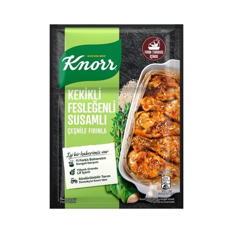 Knorr Tavuk Çeşni Kekikli Fesleğenli 29 Gr