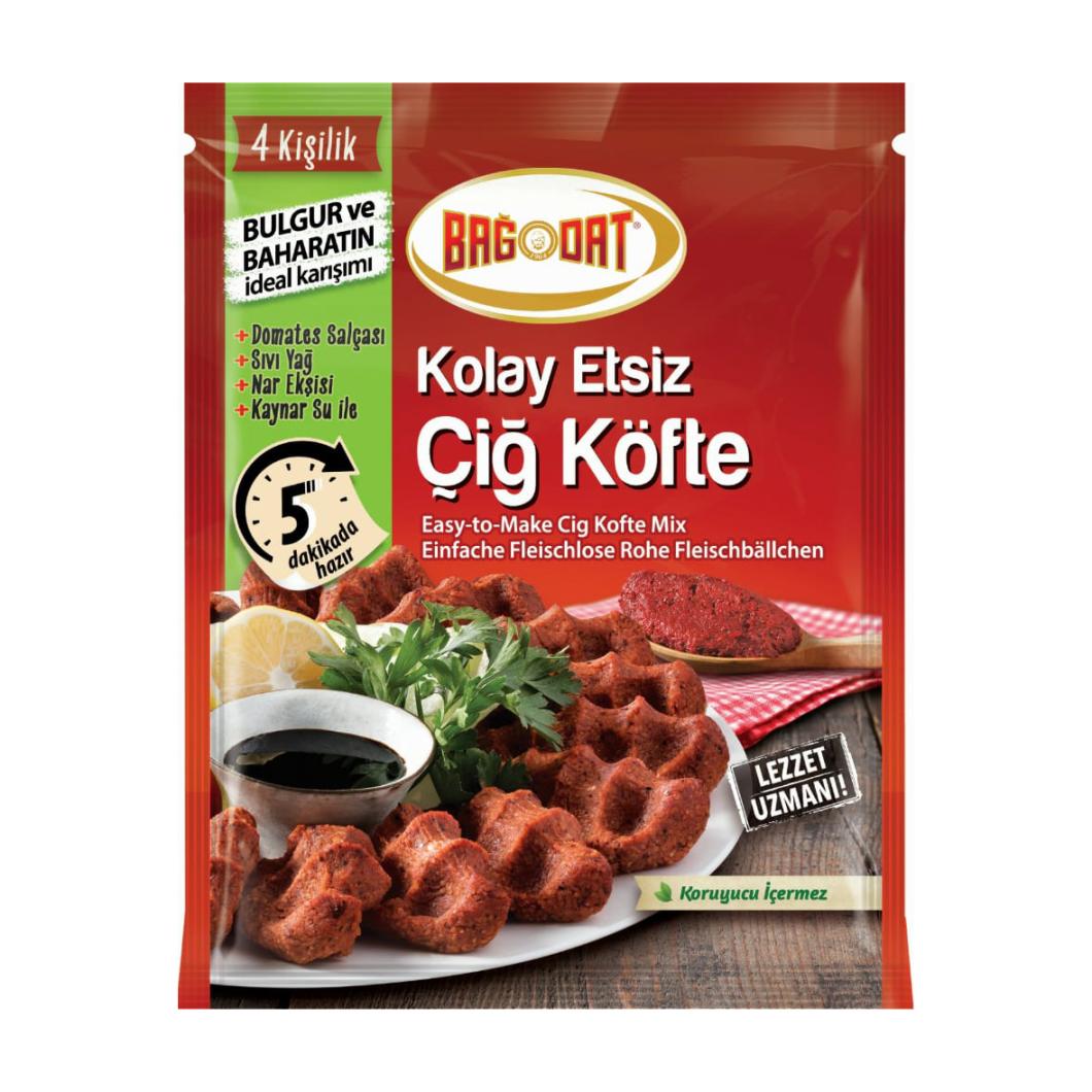 Bağdat Kolay Etsiz Çiğ Köfte 120 Gr