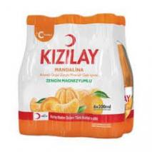 KIZILAY 6X200ML MANDALINA