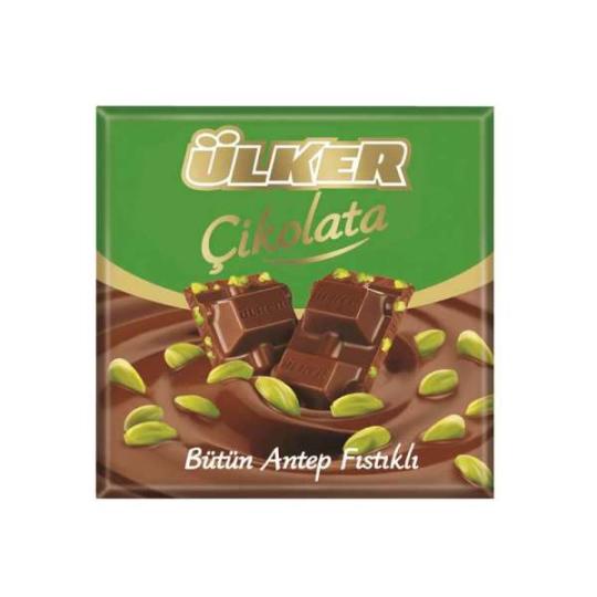 Ülker Çikolata Fıstıklı Kare 65 Gr