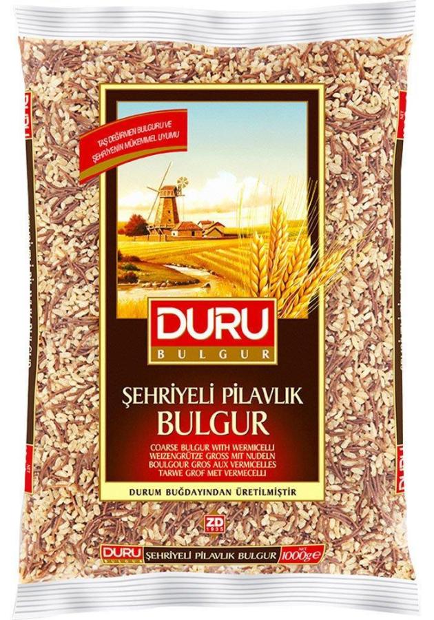 Duru Bulgur 1 Kg Şehriyeli Midyat Bulgur