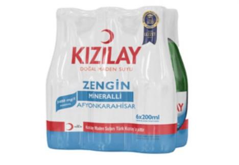 Türk Kızılayı Maden Suyu Sade 6 x 200 Ml