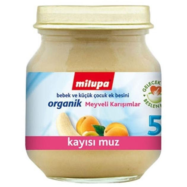 Milupa Organik Mama Meyveli Karışımlar Kayısı Muz 125 Gr