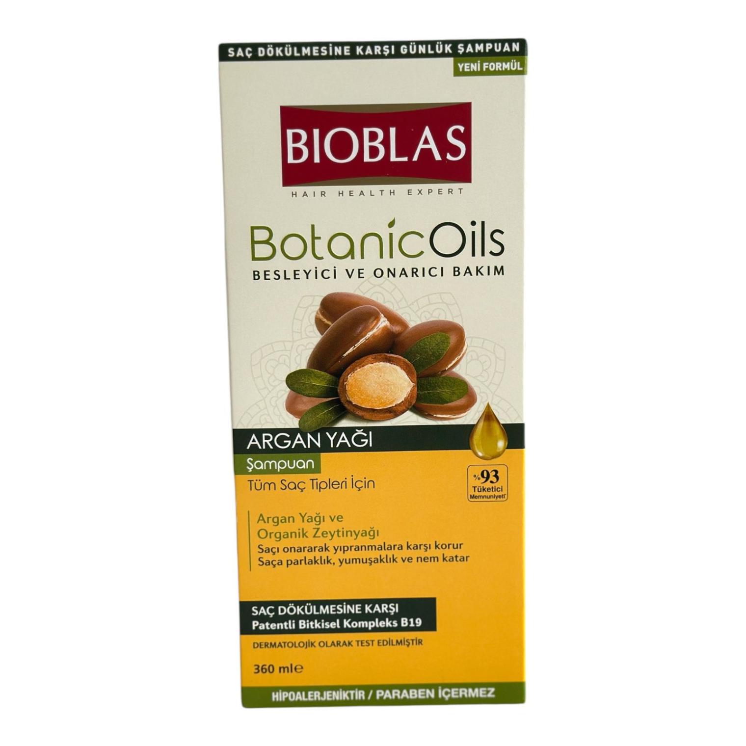 Bioblas Botanic Oils Argan (Tüm Saç Tipleri) 360 Ml