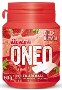 Ülker Oneo Çilek Aromalı Draje Sakız 60 Gr