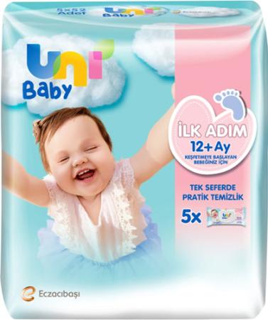 Unı Baby Ilk Adım Islak Mendil 52`li