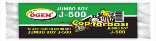 Ogem Jumbo Boy Çöp Torbası J-500