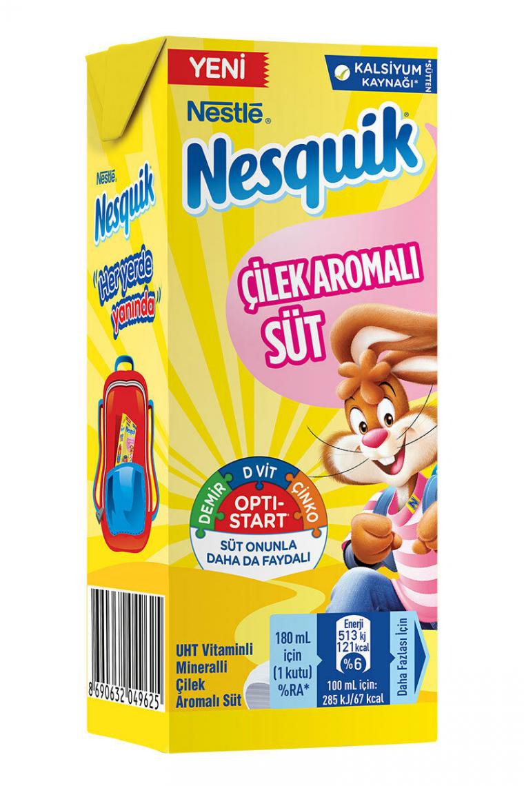 Nesquik Çilek Aromalı Süt 180 Ml