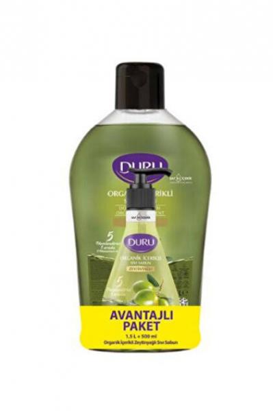 DURU SIVI SABUN 1,5LArtı500ML  ZEYTINYAGLI
