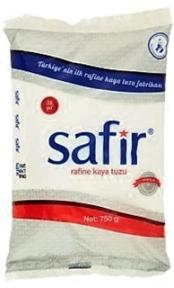 Safir İyotlu Sofra Tuzu 750 Gr