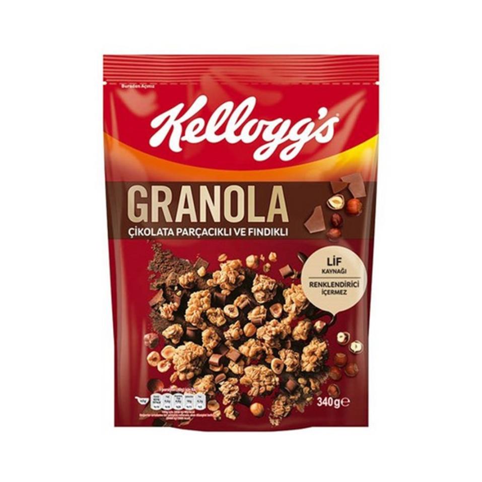 Kelloggs 340 Gr Çikolata Parçacıklı Ve Fındıklı