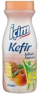 Ülker İçim Şeftali Ananas Kefir 260 Gr