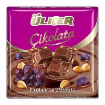 ULKER UZUMLU VE FINDIKLI KARE 60GR
